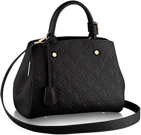 louis vuitton monogram empreinte montaigne bb m41053 black|Louis Vuitton empreinte handbags.